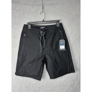 New Roark Layover Stretch Travel Shorts Mens 28 Stretch Black